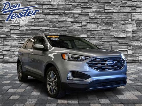 Certified 2023 Ford Edge Titanium w/ Class II Trailer Tow Package AWD/4WD image 1