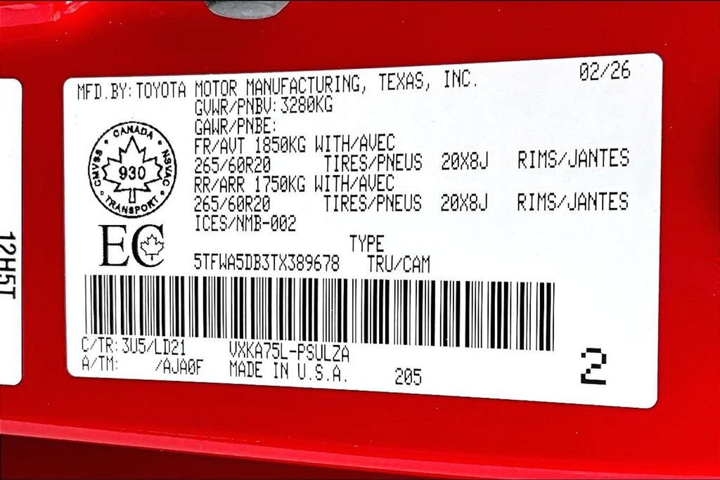 Used 2026 Toyota Tundra Limited AWD/4WD image 20