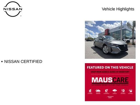 Certified 2024 Nissan Sentra S FWD image 8