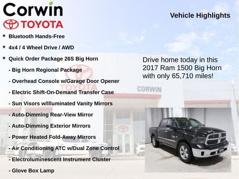 Used 2017 RAM 1500 Big Horn image 7