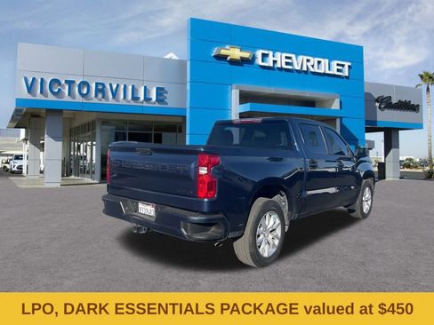 Used 2022 Chevrolet Silverado 1500 Custom w/ LPO, Dark Essentials Package image 3