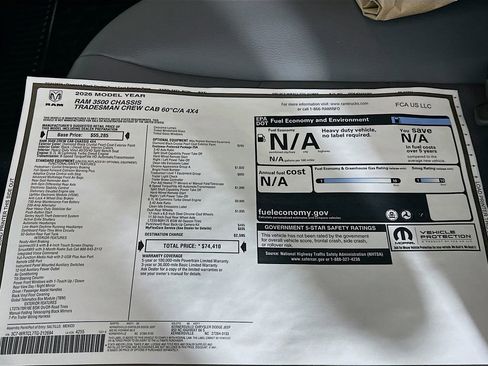 New 2026 RAM 3500 Tradesman w/ Chrome Appearance Group A image 21