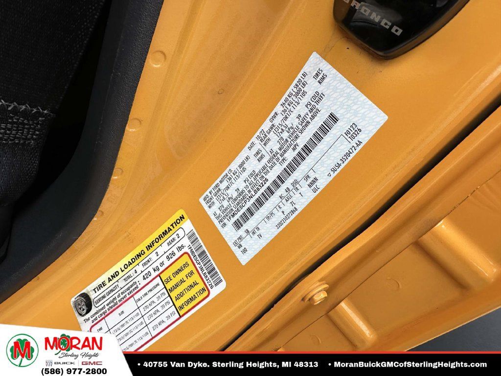 Used 2022 Ford Bronco Wildtrak AWD/4WD image 34