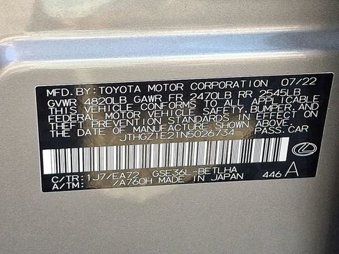 Used 2022 Lexus IS 350 F Sport w/ Memory Package image 27