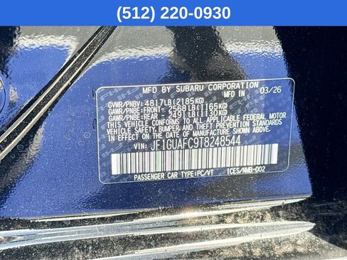 New 2026 Subaru Impreza 2.0i Sport AWD/4WD image 34