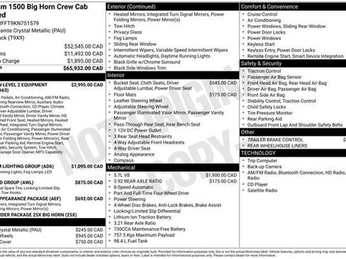 Used 2019 RAM 1500 Big Horn AWD/4WD image 5