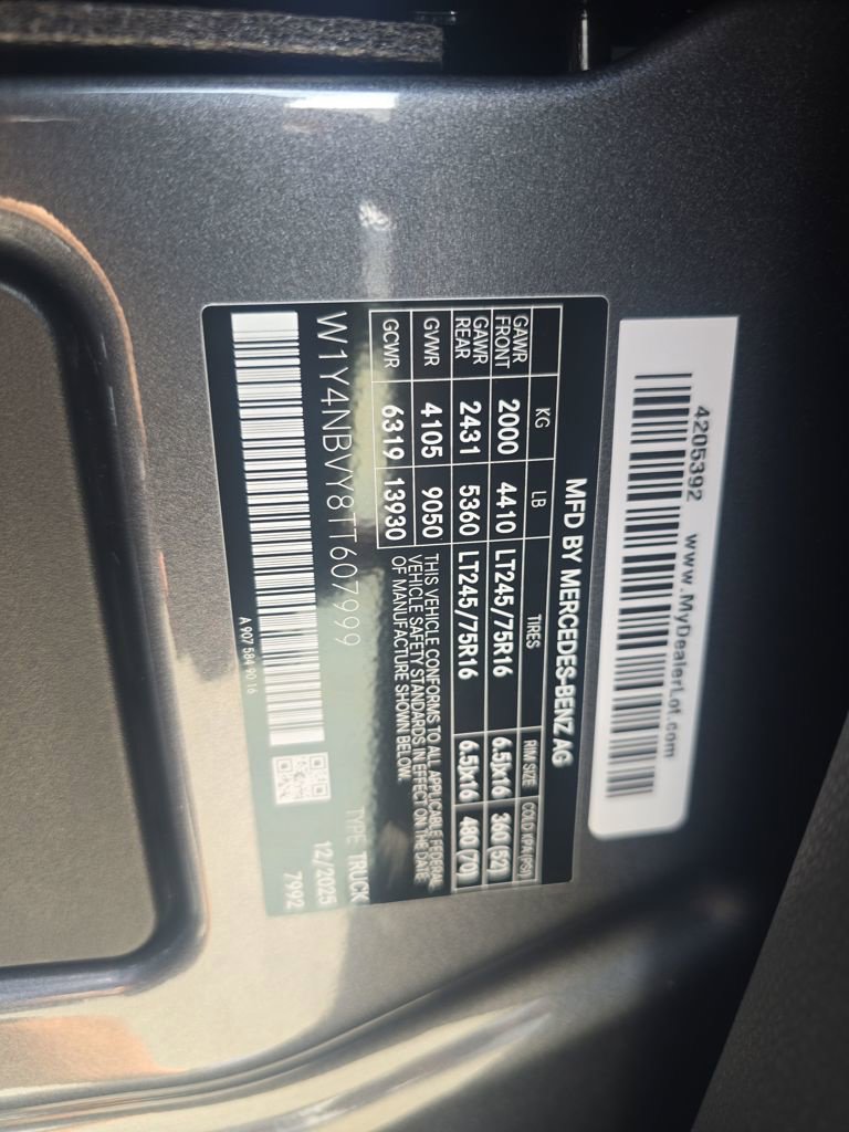 New 2026 Mercedes-Benz Sprinter 2500 image 28