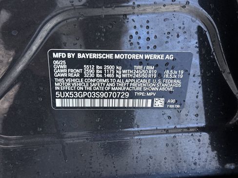 Used 2025 BMW X3 xDrive30i w/ Premium Package image 14