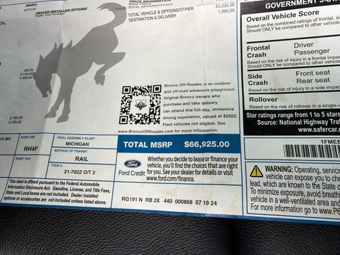 Used 2024 Ford Bronco Badlands AWD/4WD image 46