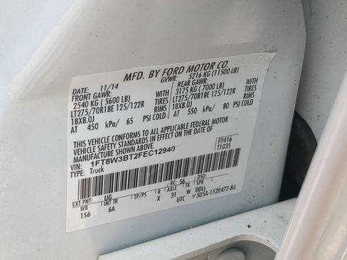 Used 2015 Ford F350 Lariat w/ Lariat Interior Package image 33