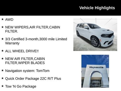 Used 2022 Dodge Durango R/T w/ Tow 'N Go Package image 2