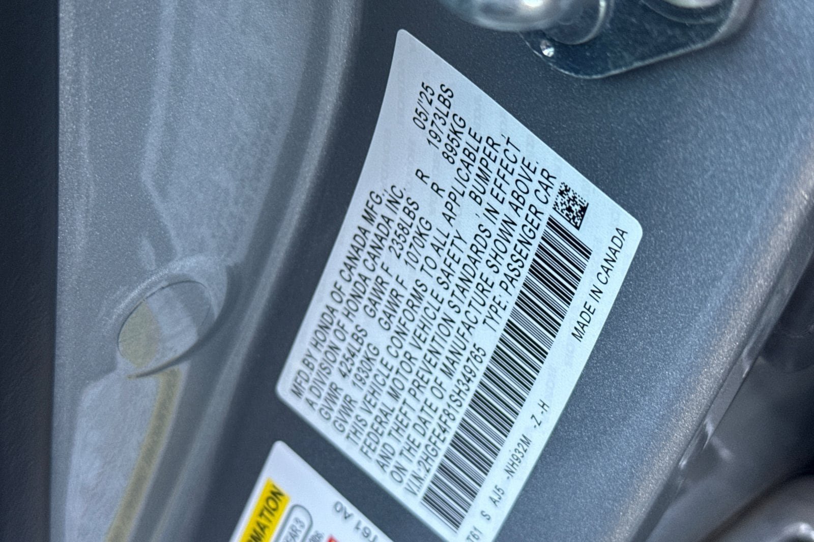Used 2025 Honda Civic Sport Touring image 23