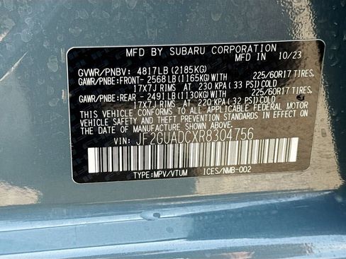 Certified 2024 Subaru Crosstrek 2.0i Premium AWD/4WD image 39
