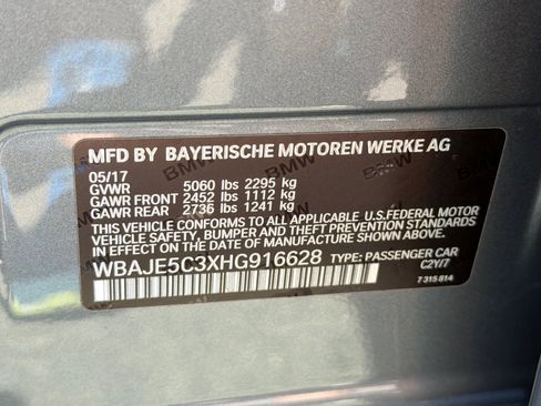 Used 2017 BMW 540i RWD image 40