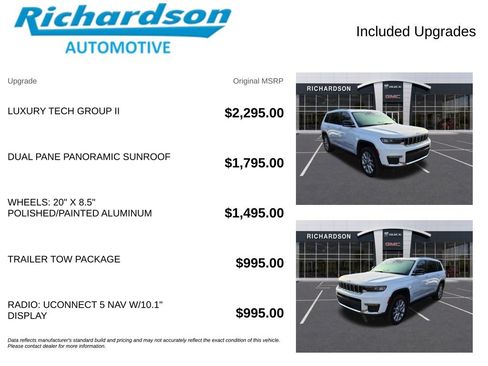 Used 2021 Jeep Grand Cherokee L Limited w/ Luxury Tech Group II AWD/4WD image 6