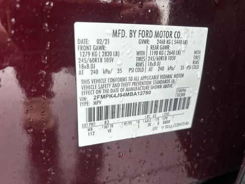 Used 2021 Ford Edge SEL w/ Convenience Package AWD/4WD image 33