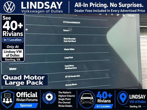 Used 2022 Rivian R1T Adventure AWD/4WD image 24