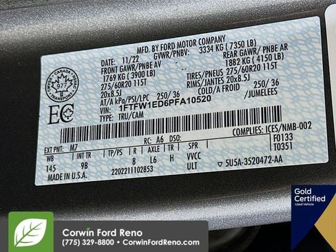 Used 2023 Ford F150 Platinum w/ FX4 Off-Road Package AWD/4WD image 38