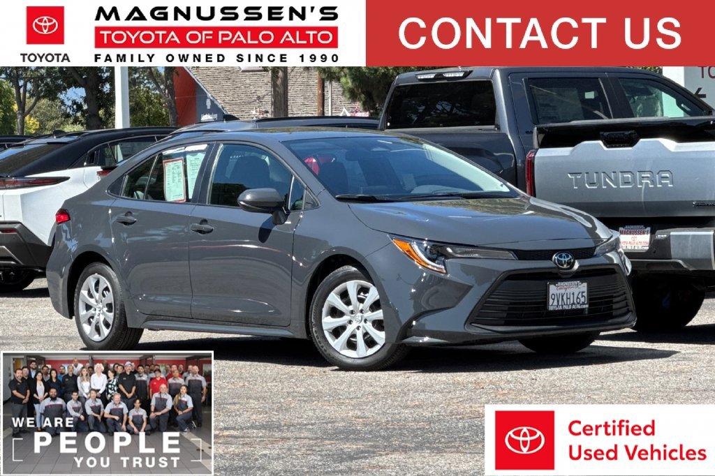 Certified 2025 Toyota Corolla LE FWD image 1