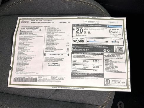 New 2026 Jeep Wrangler Unlimited Sport AWD/4WD image 20