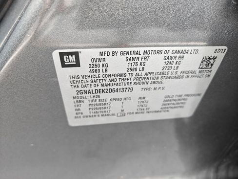 Used 2013 Chevrolet Equinox LT w/ Driver Convenience Package FWD image 10