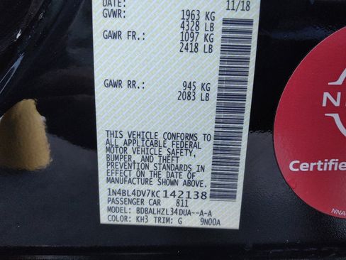 Used 2019 Nissan Altima 2.5 SV image 33