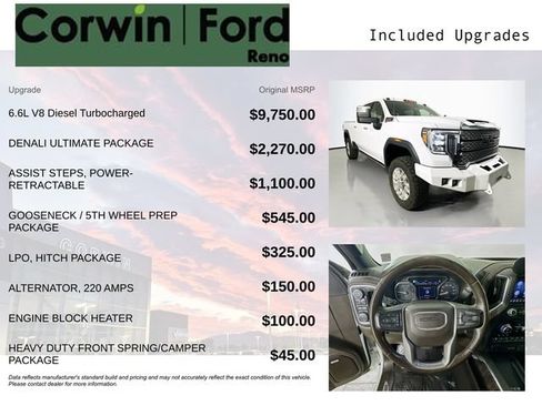 Used 2022 GMC Sierra 3500 Denali w/ Denali Ultimate Package AWD/4WD image 3