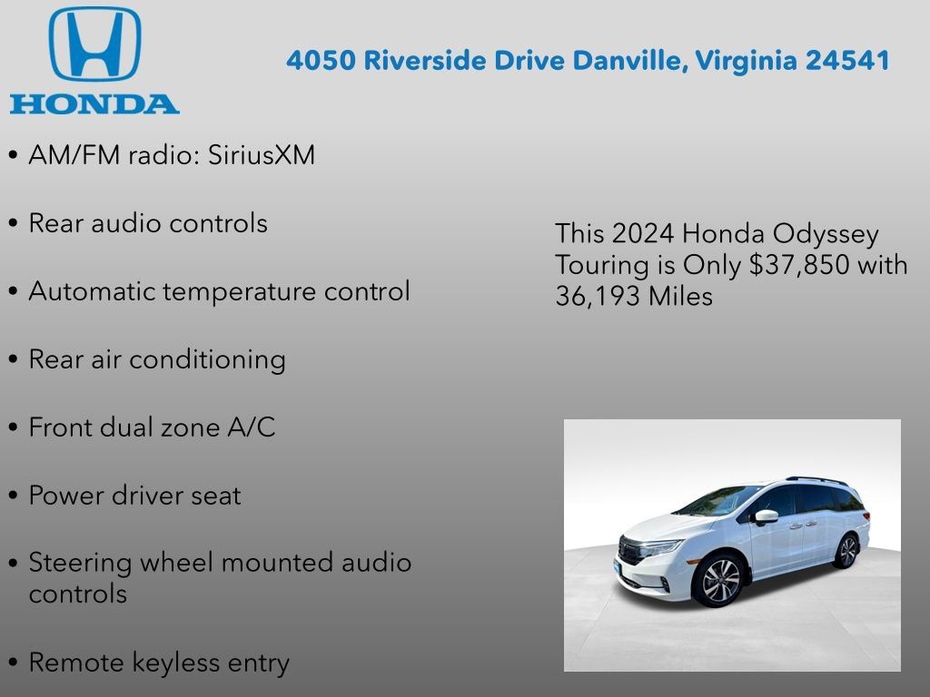 Certified 2024 Honda Odyssey Touring image 22