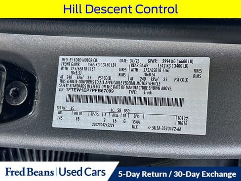 Certified 2023 Ford F150 XLT w/ Equipment Group 302A High AWD/4WD image 38