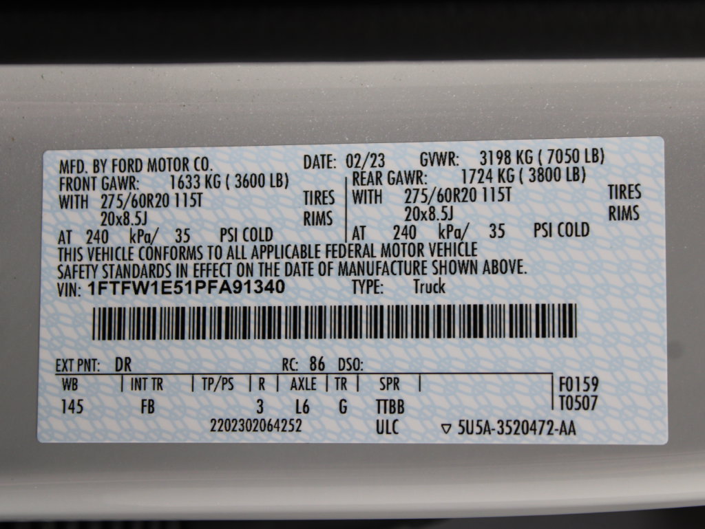 Used 2023 Ford F150 XLT w/ Equipment Group 302A High AWD/4WD image 82