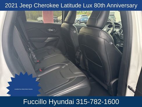 Used 2021 Jeep Cherokee Latitude Lux 80th Anniv w/ Quick Order Package 26U 80TH AWD/4WD image 28