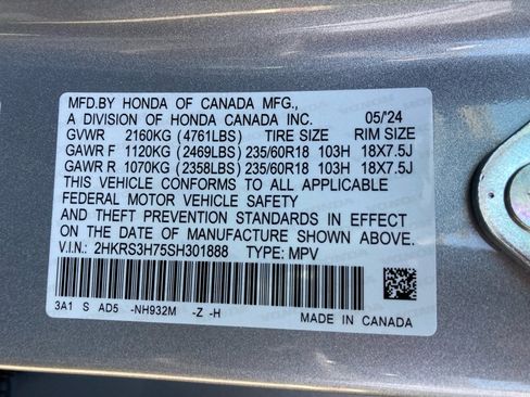 Certified 2025 Honda CR-V EX-L image 35