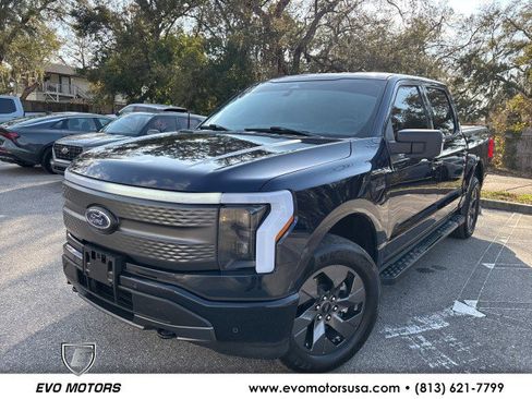 Used 2023 Ford F150 Lightning XLT w/ Equipment Group 312A High image 1