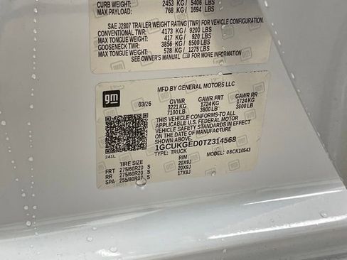 New 2026 Chevrolet Silverado 1500 LTZ w/ LTZ Premium Package AWD/4WD image 26