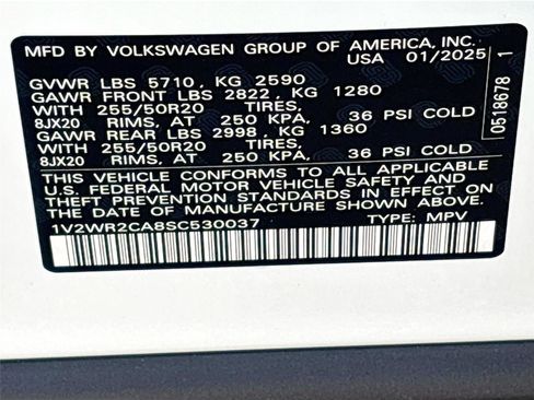 Used 2025 Volkswagen Atlas SE FWD image 33