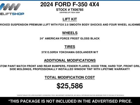 Used 2024 Ford F350 Platinum w/ FX4 Off-Road Package image 2