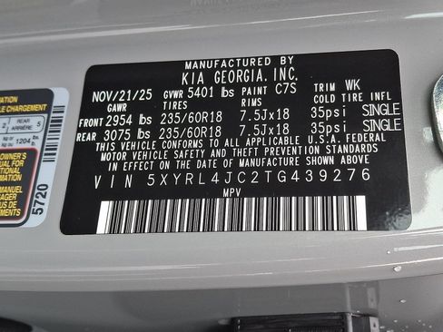New 2026 Kia Sorento S w/ S Panoramic Sunroof Package FWD image 13