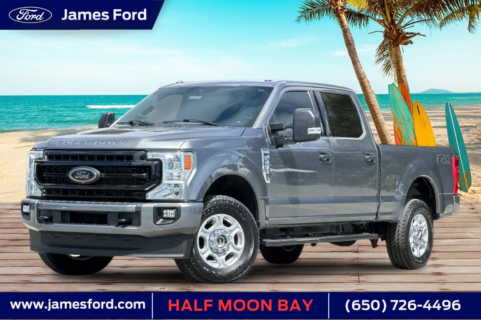 Used 2022 Ford F250 XLT w/ Black Appearance Package AWD/4WD image 1
