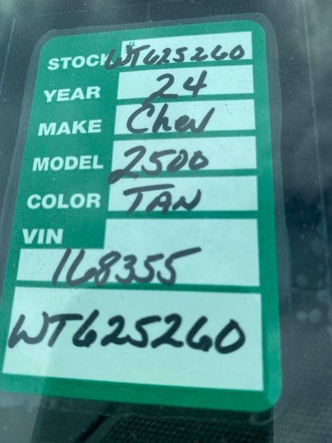 Used 2024 Chevrolet Silverado 2500 Custom w/ Custom Value Package AWD/4WD image 3