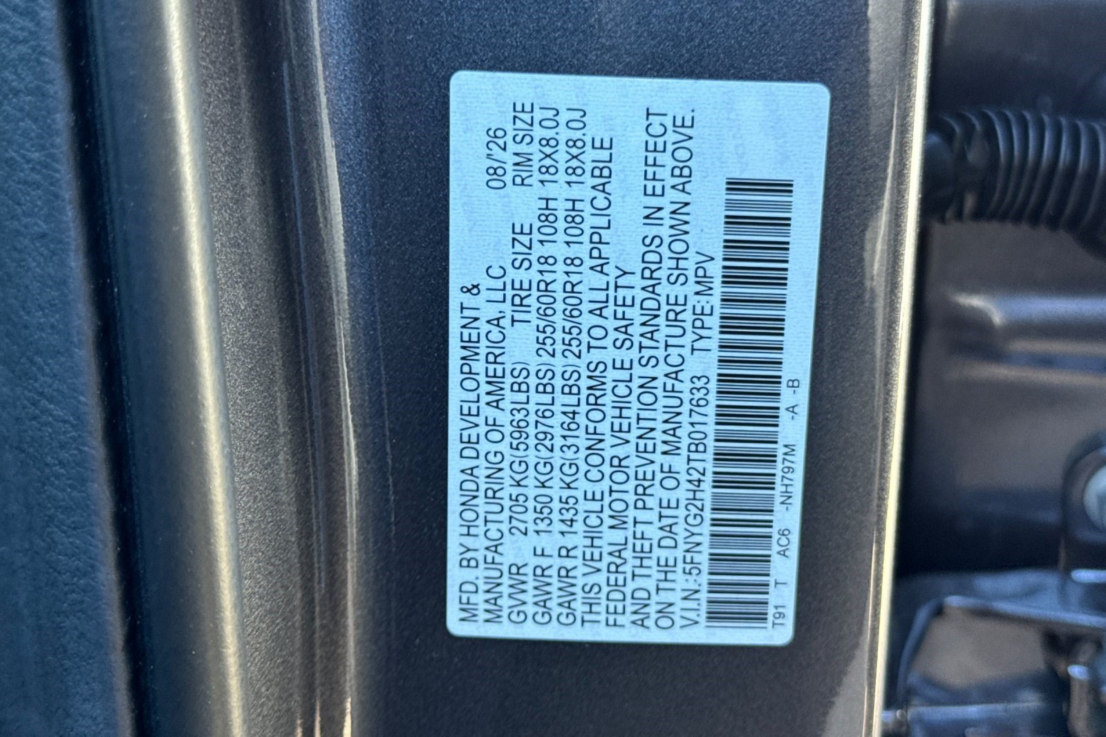 New 2026 Honda Pilot EX-L image 26