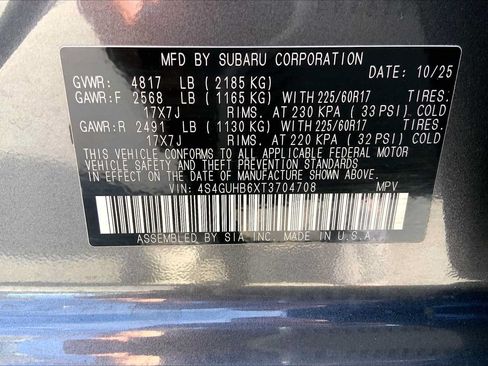 Certified 2026 Subaru Crosstrek 2.5i AWD/4WD image 33