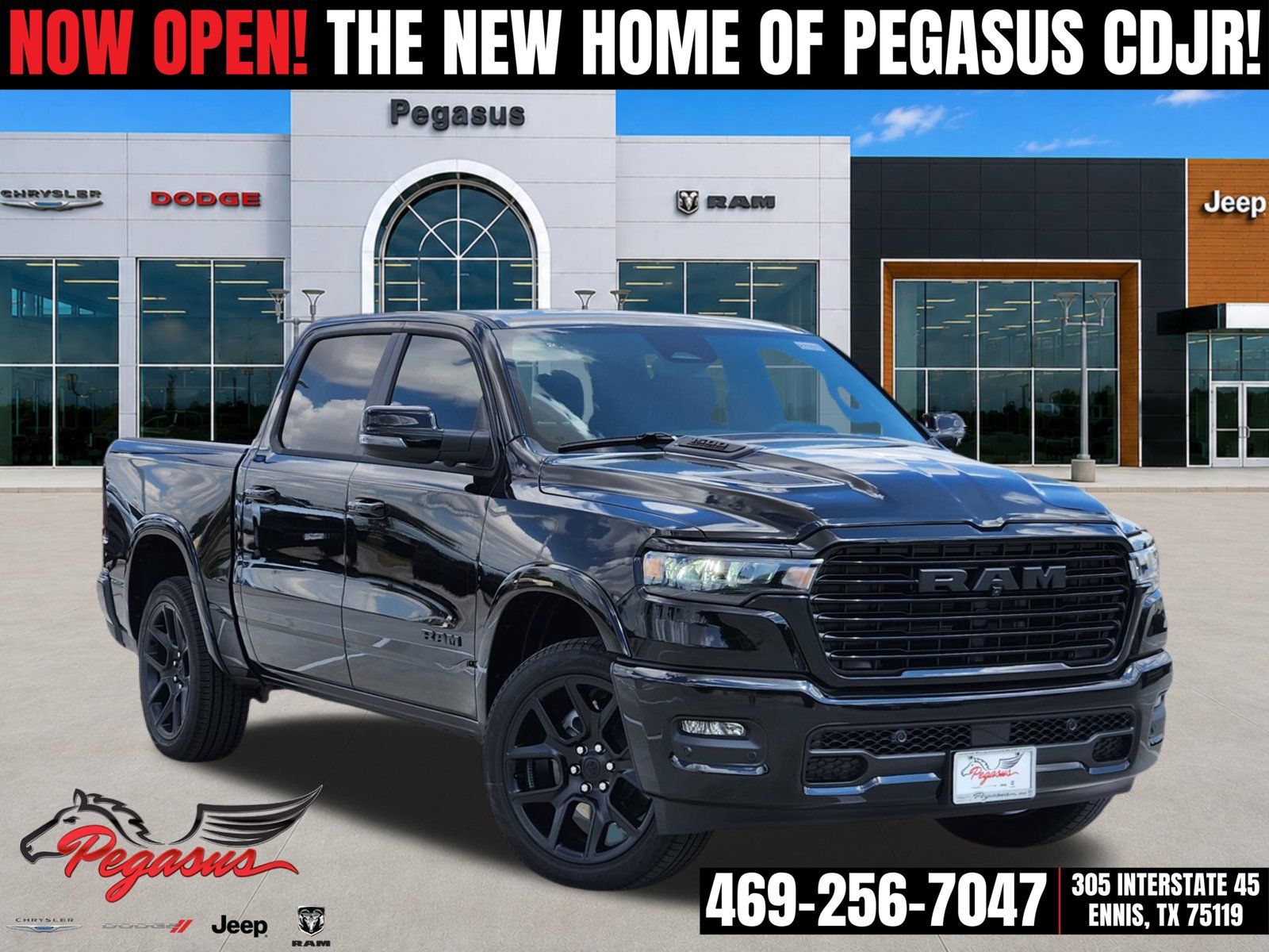 New 2027 RAM 1500 Laramie w/ Night Edition AWD/4WD 360° Tour