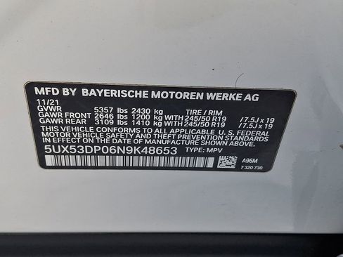 Certified 2022 BMW X3 xDrive30i w/ Convenience Package image 24