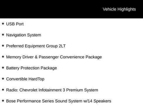Used 2024 Chevrolet Corvette Stingray Preferred Conv w/ Battery Protection Package RWD image 6