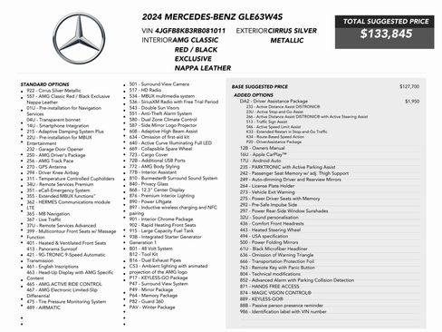 Used 2024 Mercedes-Benz GLE 63 AMG S image 87