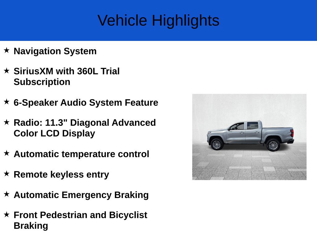 New 2026 Chevrolet Colorado LT w/ LT Convenience Package RWD image 2