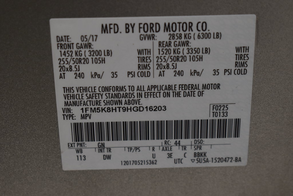 Used 2017 Ford Explorer Platinum AWD/4WD image 41