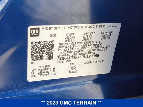 Certified 2023 GMC Terrain SLE AWD/4WD image 25