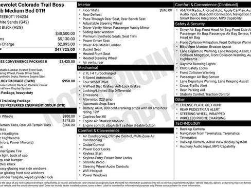 New 2026 Chevrolet Colorado Trail Boss AWD/4WD image 2