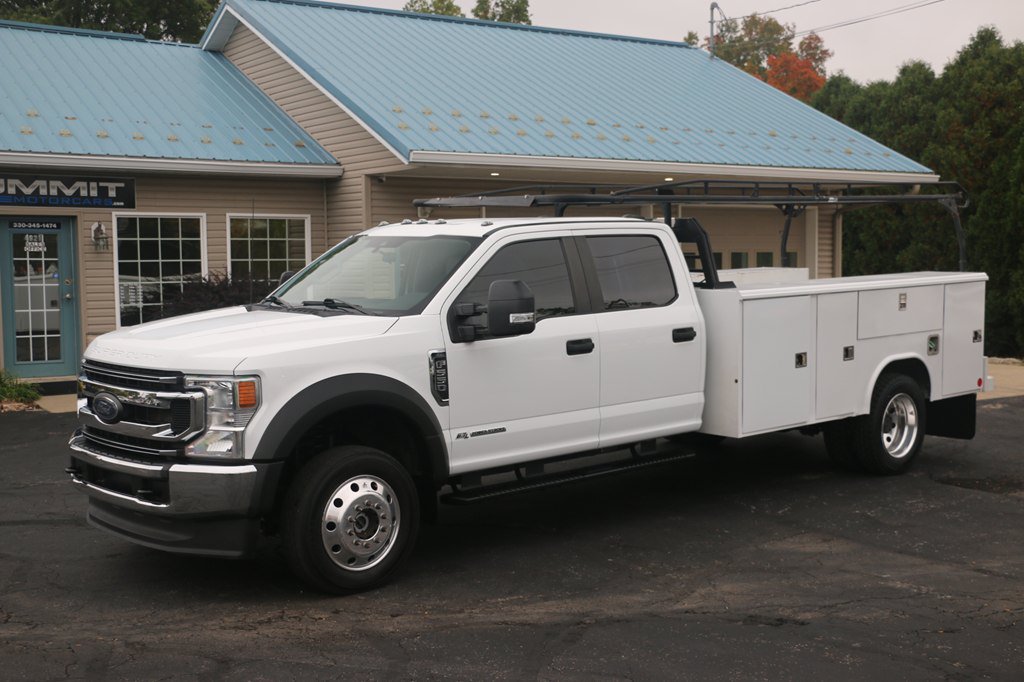 Used 2022 Ford F550 4x4 Crew Cab Super Duty w/ Power Equipment Group image 1
